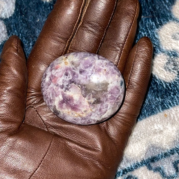 Other - Lepidolite palm stone